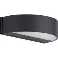 Bega 24469K3 Utendørs vegglampe opp/ned, grafitt, 3 000 K