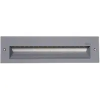 Bega 33054 LED-veggmontering 3 000 K sølv 26 cm