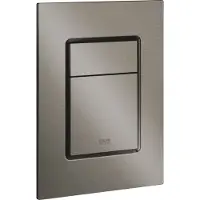 GROHE Skate Cosmop. Betj.plade - Str. S, 2-skyls betjening, bø. hard graphite 37535AL0