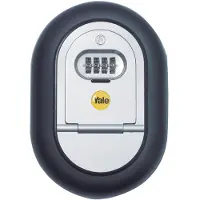 Yale nøkkelboks Y500 10011 svart, grå (Y500 10011)