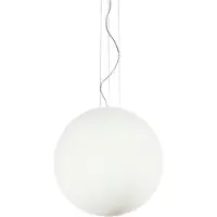 Ideal Lux Mapa pendellampe, Ø 50 cm, opalt glass, kuppel