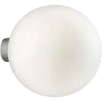 Ideal Lux vegglampe Mapa Ø 15 cm, G9, hvit, glass, kule