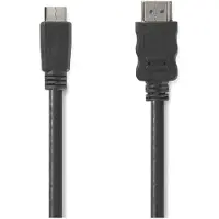 Nedis HDMI til Mini HDMI Kabel med Ethernet – 2 Meter, Nikkelbelagt