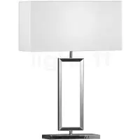 HELESTRA bordlampe Enna 2, 53 cm høy, E14, hvit, tekstil