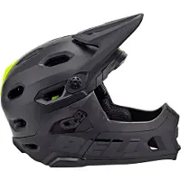 Bell Helmets Super DH MIPS, Heldekkende hjelm, Innformet, Hjelmvisir, Matt