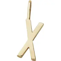 Design Letters Anheng Til Halskjede - X - 18 K gullbelagt - - OneSize - Smykker