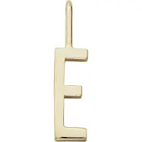 Design Letters Anheng Til Halskjede - E - 18 K gullbelagt - - OneSize - Smykker
