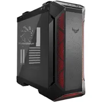 Asus TUF Gaming GT501 - Tower - ATX - sidepanel med vindu - svart - USB/lyd