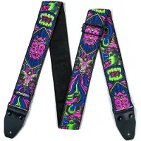Dunlop ILD05 ILOVEDUST Guitar Strap Fangs Green
