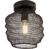 QAZQA Oriental taklampe sort - Nidum Bene