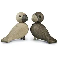 Kay bojesen TreFigurer - Turteldue - 9 cm - Eg/Røkt Eik - - OneSize - Dekorasjon