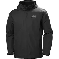 Helly Hansen for man. 62643 Dubliner black waterproof jacket (3XL), Casual, Polyester, Outdoor