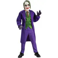 Rubies Kostymer - Deluxe - The Joker - - 8-10 år (128-140) - Kostymer