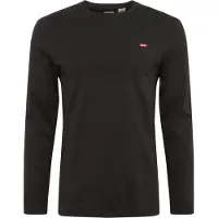 Levi's for man. 72848-0009 Housemark T-shirt black (M), Casual, Cotton, Long sleeve