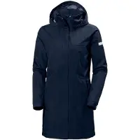 Helly Hansen Aden Long Regnkåpe, Dame, Navy