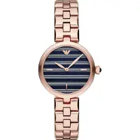 Emporio Armani Emporio AR11220 Roségull Stål 316L Analog Kvarts Dameur