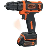 Black & Decker BLACK+DECKER BDCDD12-QW - Drill/driver - trådløs - nøkkelfri borhylse 10 mm - 26 N·m - 10.8 V