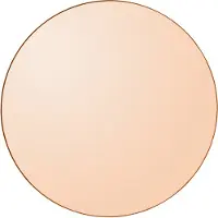 AYTM Speil Circum, ravfarget, Ø 70 cm, glass, MDF-tre