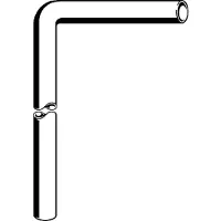 Viega 40 x 220 x 680 mm Afløbsrør 90°