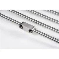 Thermrad rustfri håndklæderadiator RVS LINA 1200X500 børstet (mat) stål. 75/65/20 - 266W