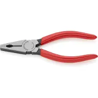 Knipex 03 01 140, Kombinasjonstang, 1 cm, Stål, Plast, Rød, 140 mm