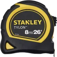 Stanley Tylon - Målebånd - 8 m / 26 in - bladbredde: 25 mm