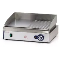 Hendi Profi Line elektrisk grillplate med jevne riller 2400 W - 203156