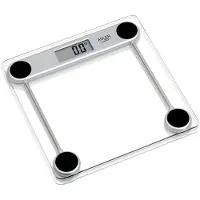 Adler AD 8121, Elektronisk personvekt, 150 kg, 100 g, Gjennomsiktig, kg, firkant