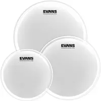 Evans UV2 Coated Fusion Tom Pack 10" 12" 14" Heads & EQ PODS Pack