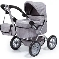 Bayer Dolls Pram Trendy - Grey