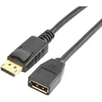 Prokord - DisplayPort-kabel - DisplayPort (hann) til DisplayPort (hunn) - 50 cm - svart