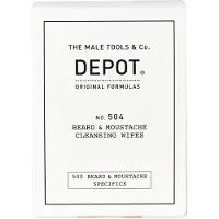Depot Våtservietter for skjegg og bart 500 Beard & Bart Spesifikasjoner No.504 Cleansing, 12stk