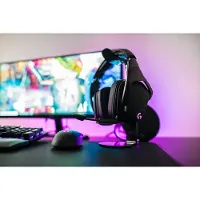 Logitech Gaming Headset G935 - Hodesett - 7,1-kanals - full størrelse - 2,4 GHz - trådløs - 3,5 mm jakk - svart, blå