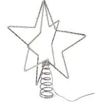 Sirius Home Sirius Christina Juletræstop - Sølv - H 25 cm