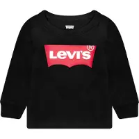 Levi's Kids Genser - Flaggermusvinge - Svart m. Logo - - 16 år (176) - Genser