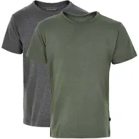 Minymo T-skjorte - 2-pack - Koksgrå/Army - - 1 år (80) - T-skjorte