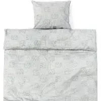 Smallstuff Junior Sengesett Elefanter Grå (Onesize)