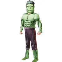 Marvel Kostymer - Hulk Deluxe Costume - - 7-8 år (122-128) - Kostymer