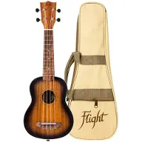 Flight NUS380 Soprano Ukulele Amber