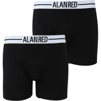 Alan red Aan Red Boksershorts 2-pakning Svart Størrese