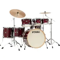 Tama Superstar Classic Exotix 22 "7pc Glinsende Granatrød Trevlebarkfuru