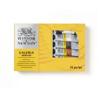 Winsor & Newton Galeria Acrylic Complete malingsett 15 deler