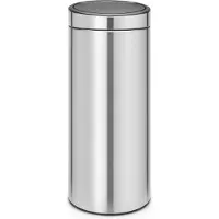 Brabantia Touch Bin, 30L, 30 L, Rund, Plast, Rustfritt stål, Instruksjoner, Rustfritt stål, 29 cm