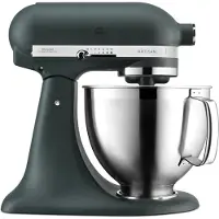 KitchenAid Artisan, Elektrisk visp, Sort, Vispe, Elte, Miksing, 1 m, 4,8 l, Pebbled Palm