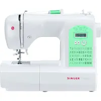 SINGER Starlet 6660 - Symaskin - 60 sting - 4 enkeltskrittsknappehull - LCD display