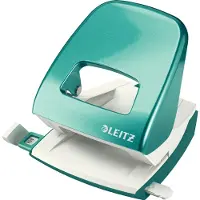 Leitz WOW NeXXt 5008 - Hullstanser - 30 ark / 3 mm - metall - isblå metallisk