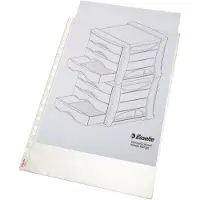 Esselte Lomme Prem. A3 75my å/korts.Klar Pk/50