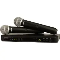 Shure BLX288/PG58-S8 Dual Handheld Wireless Microphone System