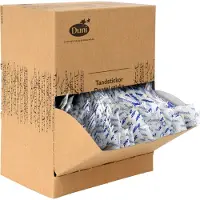 Duni Jordan trekantede tannpirkere, tre, enkeltvis innpakket, 1000 stk.