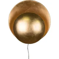 Globen Lighting vegglampe ORBIT, messing, 30 cm